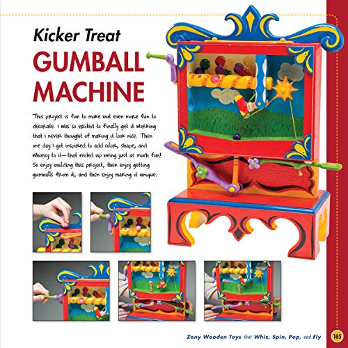 Zany Wooden Toys that Whiz, Spin, Pop, and Fly: 28 Projects You Can Build From The Toy Inventor's Workshop (Fox Chapel Publishing) Family-Friendly Projects that Kids and Parents Can Make Together