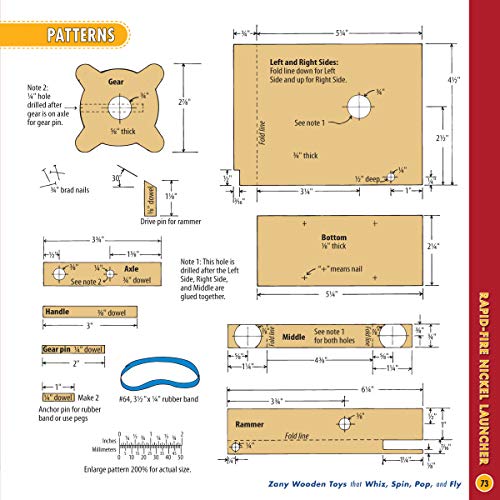 Zany Wooden Toys that Whiz, Spin, Pop, and Fly: 28 Projects You Can Build From The Toy Inventor's Workshop (Fox Chapel Publishing) Family-Friendly Projects that Kids and Parents Can Make Together