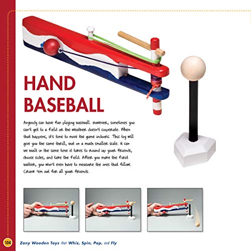 Zany Wooden Toys that Whiz, Spin, Pop, and Fly: 28 Projects You Can Build From The Toy Inventor's Workshop (Fox Chapel Publishing) Family-Friendly Projects that Kids and Parents Can Make Together