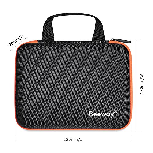 Hot Glue Gun with Carrying Case, BEEWAY 20W Mini Glue Gun with 50pcs 7mm x 150mm Glue Sticks for Kids Craft Hobby Art DIY Home/Office Repair