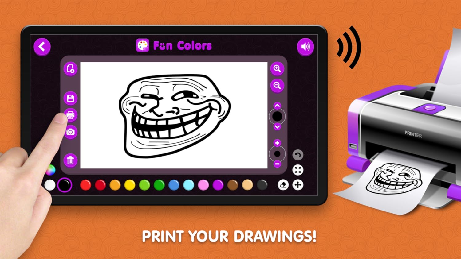 Fun Colors - new free kids coloring book & drawing games for girls & boys