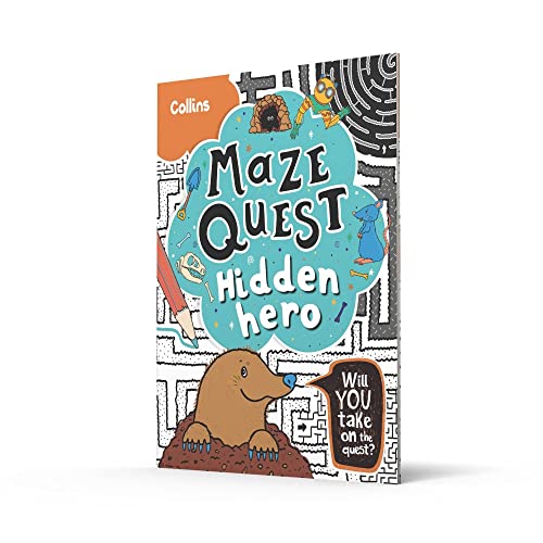 Hidden Hero: Solve 50 mazes in this adventure story for kids aged 7+ (Maze Quest)