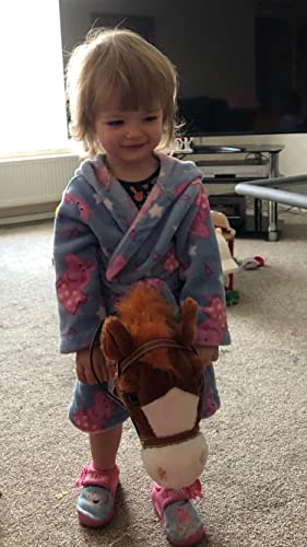 Aggloz | Hobby Horse Toy with Sounds | Tall Horse on a Stick | Quality Horse Toys | Galloping Sounds | Childrens Toy | for Kid Xmas Gifts Indoor & Outdoor | 66cm