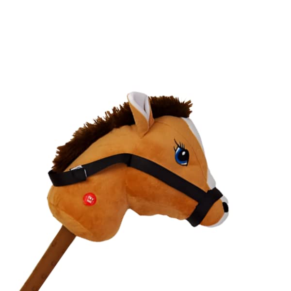 Aggloz | Hobby Horse Toy with Sounds | Tall Horse on a Stick | Quality Horse Toys | Galloping Sounds | Childrens Toy | for Kid Xmas Gifts Indoor & Outdoor | 66cm
