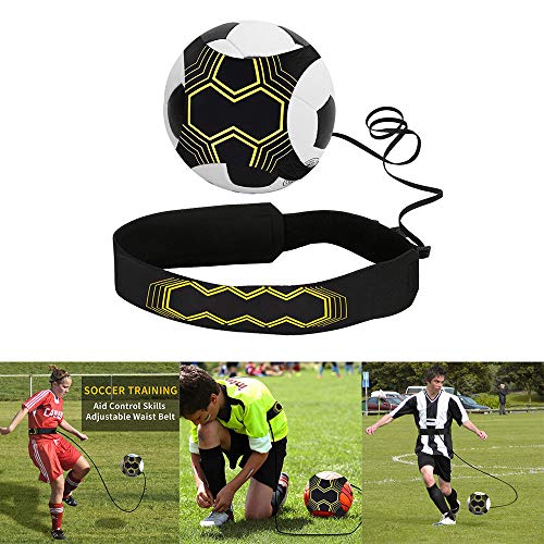 ONEVER Football Kick Trainer- Football Training Equipment, Soccer Solo Skill Practice Training Aid, Training Aid Football Skills Improvement for Kids Adults