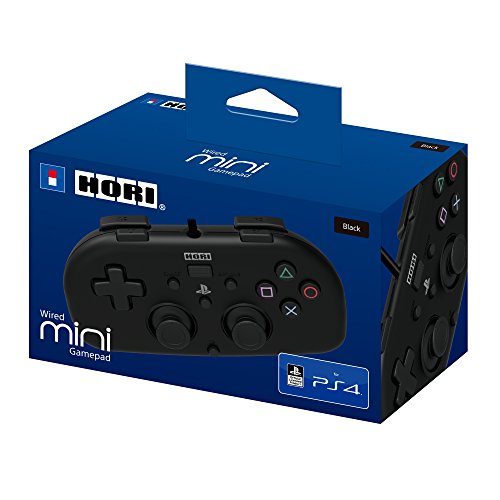 Wired Mini Gamepad for Kids - PlayStation 4 Controller - Officially Licensed (Black)