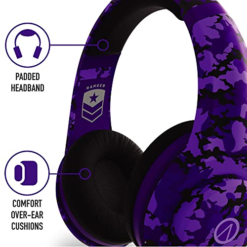 STEALTH Ranger Royal Camo Over Ear Gaming Headset PS4/PS5, XBOX, Nintendo Switch, PC with Flexible Mic, 3.5mm Jack, 1.5m Cable, Lightweight, Comfortable and Durable