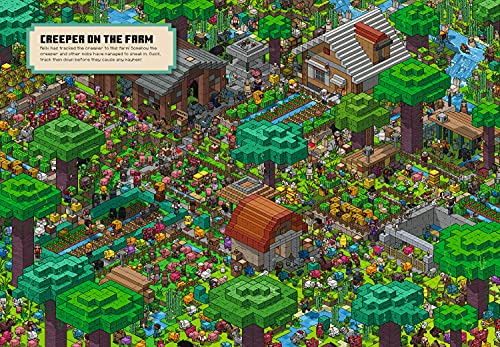 Minecraft Catch the Creeper and Other Mobs: Search for your favourite mobs in this official Minecraft Search and Find book! Perfect for kids into video games.