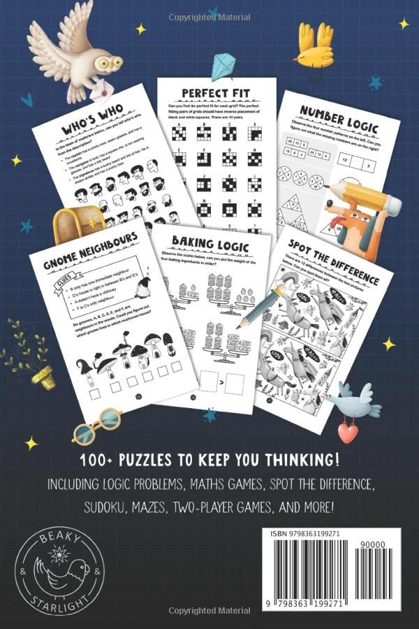 Awesome Logic Games for Smart Kids: Fun and challenging logic puzzles for kids ages 8-12