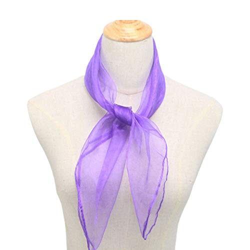 Kissral 15 pcs Dance Juggling Scarves for kids and Toddlers, Silk Magic Performance Props Accessories 60 x 60 cm, Square