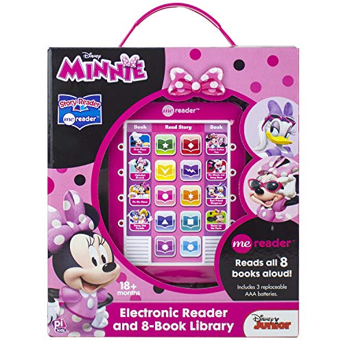 Disney Minnie Mouse - Me Reader Electronic Reader and 8 Sound Book Library - PI Kids: Electronic Reader and 8-Book Library