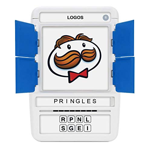 100 PICS Logo Quiz Travel Card Game - Guess 100 Logos, Family Brain Teasers, Pocket Puzzles For Kids And Adults