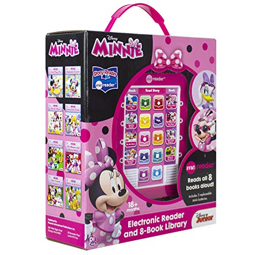 Disney Minnie Mouse - Me Reader Electronic Reader and 8 Sound Book Library - PI Kids: Electronic Reader and 8-Book Library