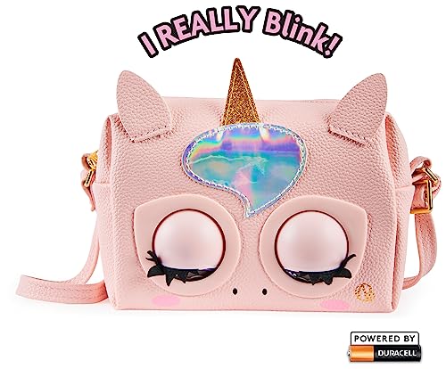 Purse Pets, Glamicorn Unicorn Interactive Purse Pet with Over 25 Sounds and Reactions, Kids Toys for Girls Ages 5 and up
