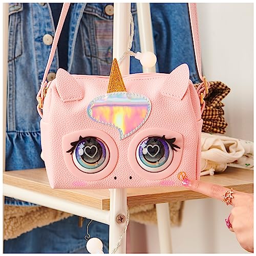 Purse Pets, Glamicorn Unicorn Interactive Purse Pet with Over 25 Sounds and Reactions, Kids Toys for Girls Ages 5 and up