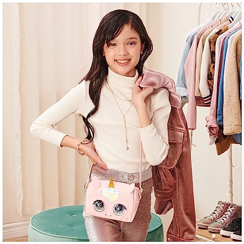 Purse Pets, Glamicorn Unicorn Interactive Purse Pet with Over 25 Sounds and Reactions, Kids Toys for Girls Ages 5 and up