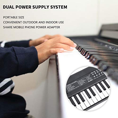 37 Keys Piano Keyboard for Beginners, Kids Keyboard Piano with Microphone, Portable Piano Early Learning Educational Electronic Music Keyboard Toys for 3 4 5 6 7 8 Year Old