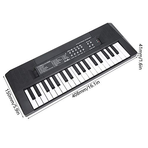 37 Keys Piano Keyboard for Beginners, Kids Keyboard Piano with Microphone, Portable Piano Early Learning Educational Electronic Music Keyboard Toys for 3 4 5 6 7 8 Year Old