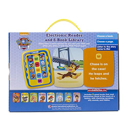 Nickelodeon PAW Patrol Chase, Skye, Marshall, and More! - Electronic Me Reader Jr. 8 Sound Book Library - PI Kids: Me Reader Jr: Electronic Reader and 8-Book Library