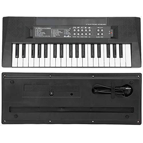 37 Keys Piano Keyboard for Beginners, Kids Keyboard Piano with Microphone, Portable Piano Early Learning Educational Electronic Music Keyboard Toys for 3 4 5 6 7 8 Year Old
