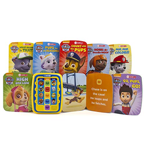 Nickelodeon PAW Patrol Chase, Skye, Marshall, and More! - Electronic Me Reader Jr. 8 Sound Book Library - PI Kids: Me Reader Jr: Electronic Reader and 8-Book Library