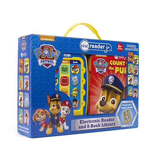 Nickelodeon PAW Patrol Chase, Skye, Marshall, and More! - Electronic Me Reader Jr. 8 Sound Book Library - PI Kids: Me Reader Jr: Electronic Reader and 8-Book Library