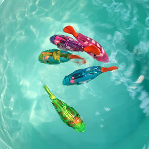 Escomdp Electric Fish Toys Electronic Animal Pets Baby & Toddler Bath Toy Bathtub, Fish Tank Kids Gift (5 Pack)