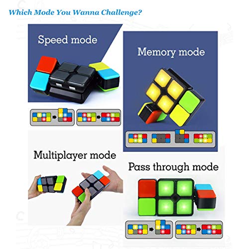 BAISIQI Gifts for 6 7 8 9 10 11 12 Year Old Boys Girls Magic Speed 4 Modes Music Electronic Toy for Age 6 7 8 9 10 11 12 Boys Girls Puzzle Game Kids Christmas Birthday Gifts