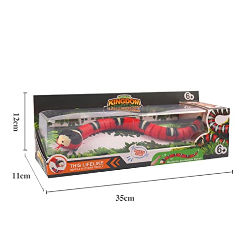 SoeHong Smart Sensing Snake Toy Cat Interactive Toys,USB Rechargeable Snake Cat Toy,Electric Indoor Cats Interactive Automatic Electronic Snake for Cats Built in Battery