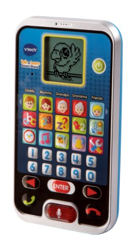 Vtech Talk and Learn Smart Phone, Educational Toy Phone for Children, Toy Mobile Phone with Games, Voice Activation and Music, Kids Phone with Alphabet and Numbers, Electronic Toy for 2 Years+