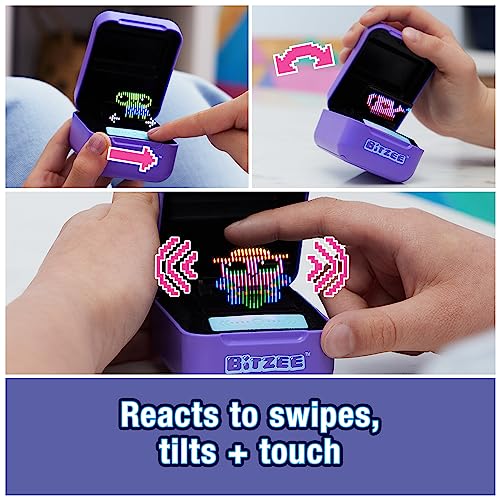 Bitzee, Interactive Toy Digital Pet and Case with 15 Animals Inside, Virtual Electronic Pets React to Touch, Kids’ Toys for Girls and Boys