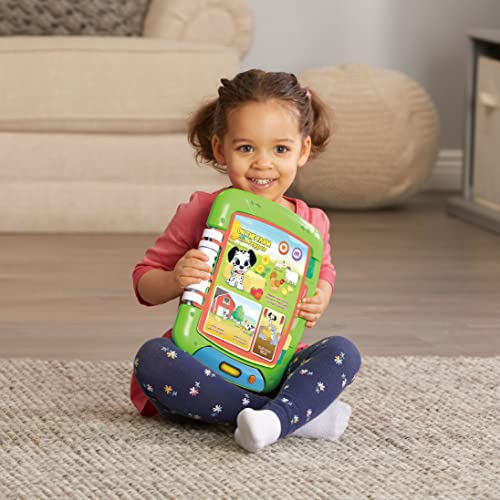 LeapFrog 2-in-1 Touch & Learn Tablet, Kids Two-Sided Tablet, Electronic Toy with Stories and Activities, Educational Play for Children Aged 2 Years +,Multicolor,22.1 x 28.5 x 33.5 cm
