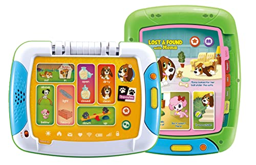 LeapFrog 2-in-1 Touch & Learn Tablet, Kids Two-Sided Tablet, Electronic Toy with Stories and Activities, Educational Play for Children Aged 2 Years +,Multicolor,22.1 x 28.5 x 33.5 cm
