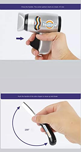 xwin sportseries Kids Barber Shop Toy Set, Fashion Hair Salon Pretend Play Toy for Kids, Barbershop Hairstyle Pretend Play Kit for Boys and Girls for 3 Years and Above, Best Gift for Kids