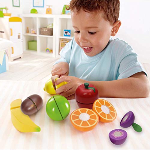 Airlab Wooden Play Food for Kids Kitchen Cutting Fruits Toys for Toddlers Pretend Vegetables Gift for Boys Girls Educational Toys