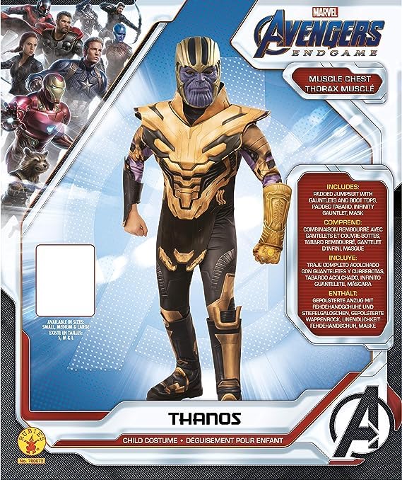 Rubie's Official Avengers Endgame Thanos, Deluxe Child Costume - Large, Age 8-10, Height 147 cm