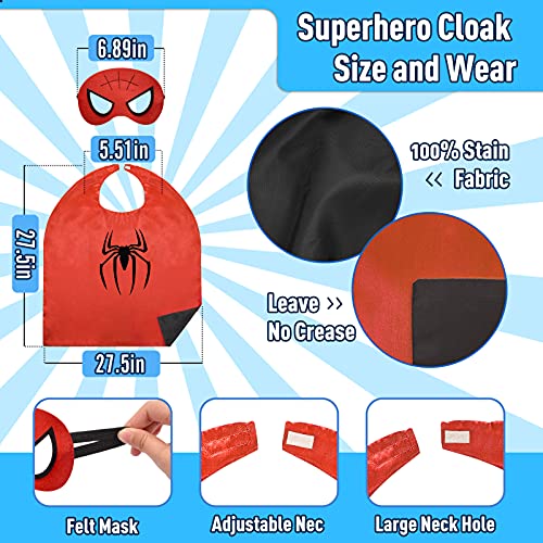 Gralal Boys Toys Age 3-12, Superhero Costume for Kids Garden Toys for 3 4 5 6 7 8 9 10 11 Year Old Boys Girls Kids Toys Age 3-12 Kids Games for 3 4 5 6 7 8 Year Olds Boys Fancy Dress Costumes Capes