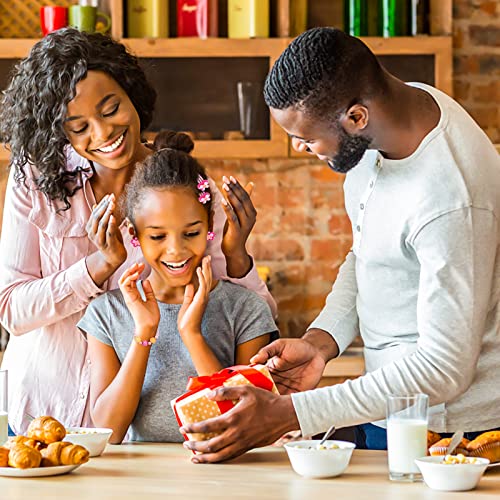 Prasacco Kids Jewellery Sets for Girls, Necklace Bracelet Ring Clip-on Earrings Hair Clips Set, Kids' Costume Jewelry Party Favors Dress up Pretend Play Gift for Little Girls