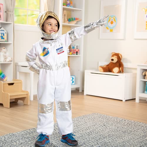 Melissa & Doug Kids Astronaut Costume Role Play Toys | Fancy Dress for Kids & Toddlers | Astronaut Costumes for Kids | Kids Dressing Up Clothes for Girls or Boys | Pretend Play Gifts Kids Age 3-6