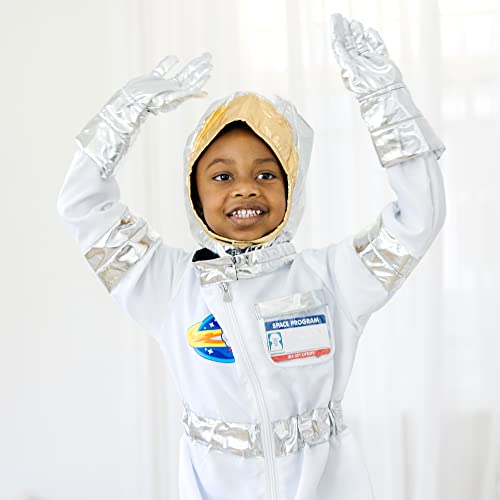 Melissa & Doug Kids Astronaut Costume Role Play Toys | Fancy Dress for Kids & Toddlers | Astronaut Costumes for Kids | Kids Dressing Up Clothes for Girls or Boys | Pretend Play Gifts Kids Age 3-6