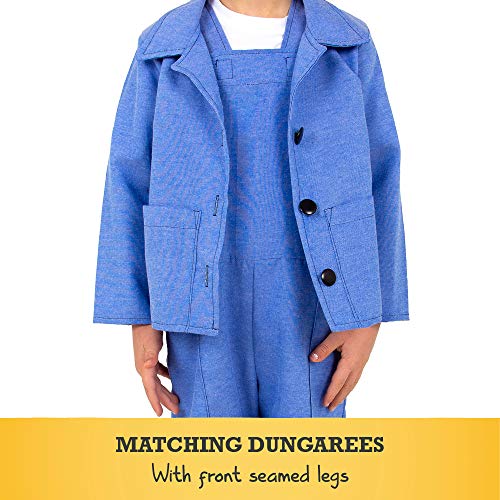 Train Driver Costume Kids, 3-Piece Train Conductor 3-5 Years | Kids Dress Up Fancy Dress for Kids & Toddlers | Dress Up for Girls & Boys, Unisex, Multicolor