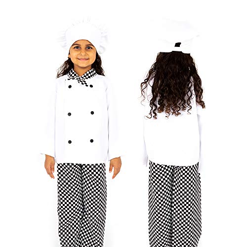 Chef Costume Outfit for Children, Toddler Dress Up, 2-3 Years, , Fancy Dress for Kids & Toddlers | Kitchen Toys for Girls & Boys, Unisex | Kids Kitchen Set by Pretend to Bee