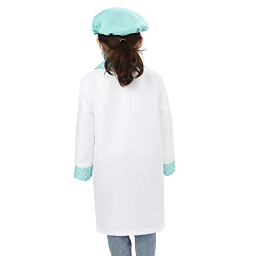 Wiclin Child Role Play Costumes,Doctor Dress Up Playset Kits for Kids XS 3-5years