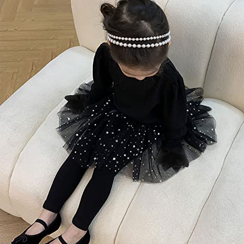 TSHAOUN 6 PCS Cat Costume Set Included Cat Ears Headband Bowtie Tail Cat Paw Gloves Black Tutu Animal Costume for Fancy Dress Up Cat Cosplay Halloween Birthday Carnival (Black)