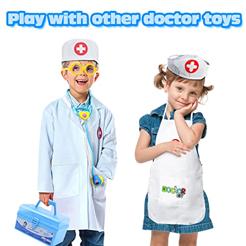 Akokie Doctor Set Dress Up Kids Role Play Pretend Toys Educational Toys Game for Boys Girls 3 4 5 6 Years Old