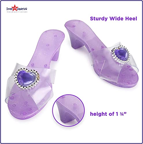 Dress Up America My Princess Dress Up Set for Kids - Set includes Crown for Girls, 3 Beautiful Shoe Pairs, Earrings, and Necklace - Glamorous Accessories - Little Girl and Toddler Role-Play Gift Set