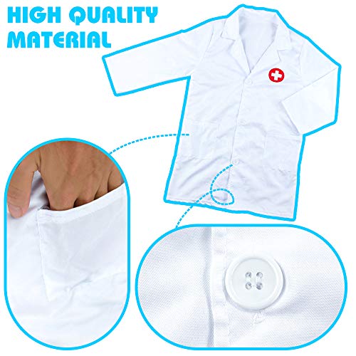 Akokie Doctor Set Dress Up Kids Role Play Pretend Toys Educational Toys Game for Boys Girls 3 4 5 6 Years Old