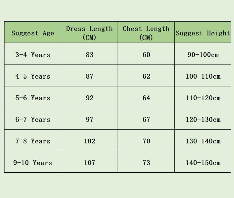 Tangsenyu Little Mermaid Costume for Kids Girls Ariel Outfit Dress Up with Wig