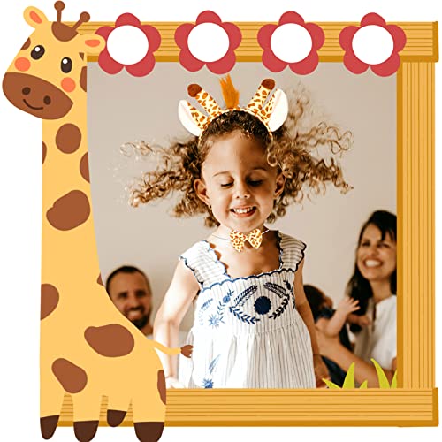 Bofeiya Giraffe Costume Set Costume Tutu Skirt Set Giraffe Headband Tail Ears Bow Tie Tail Tutu Skirt for Kids Halloween Christmas Fancy Dress Up Costume Accessories Birthday Party Dress Up