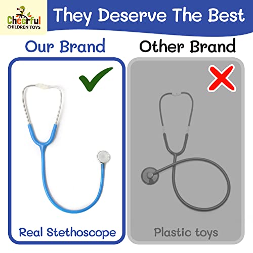 Real Stethoscope Included - Children Nurses Costume - Kids Nurse Costume - Fancy Dress for Kids & Toddlers - Dressing Up Clothes for Girls Age 3 4 5. Kids Dress Up - Kids D
